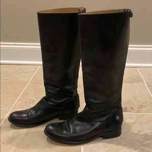 Frye Melissa Button Back Zipper Tall Boots 7.5